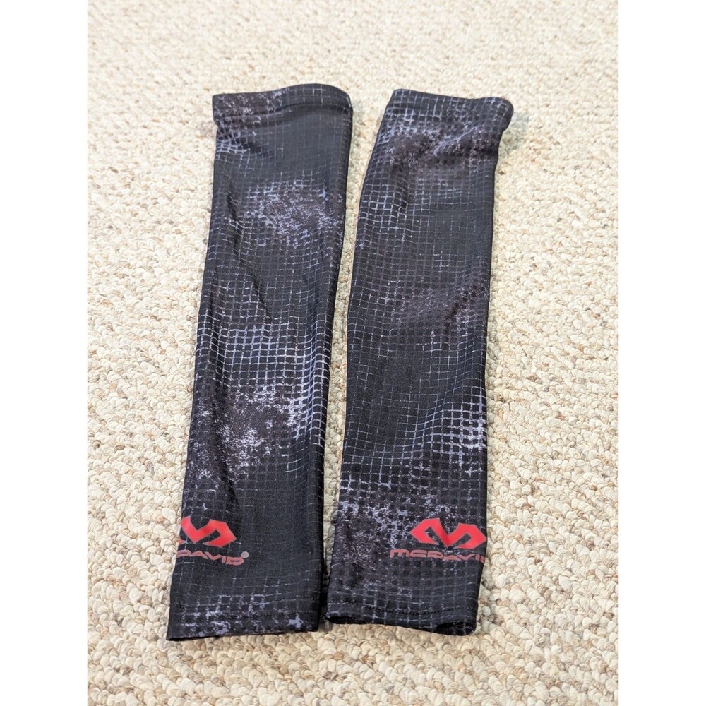 McDavid Compression Sleeves Arm Small Black Gray Sports Baseball Basketball